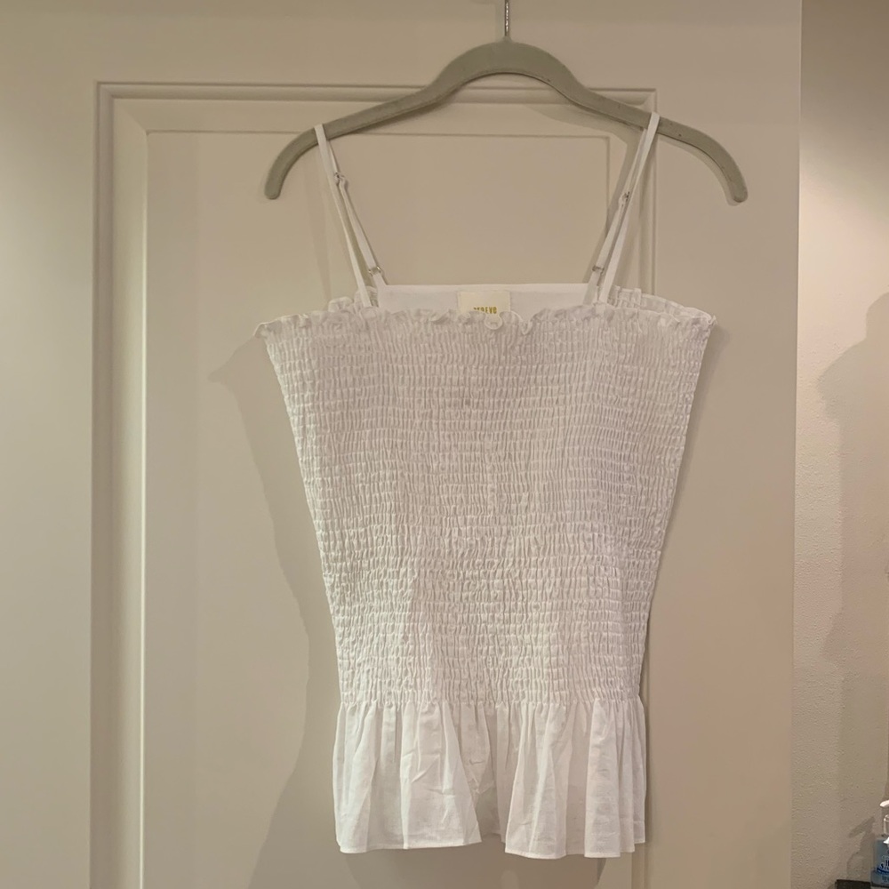 White Anthropologie Top